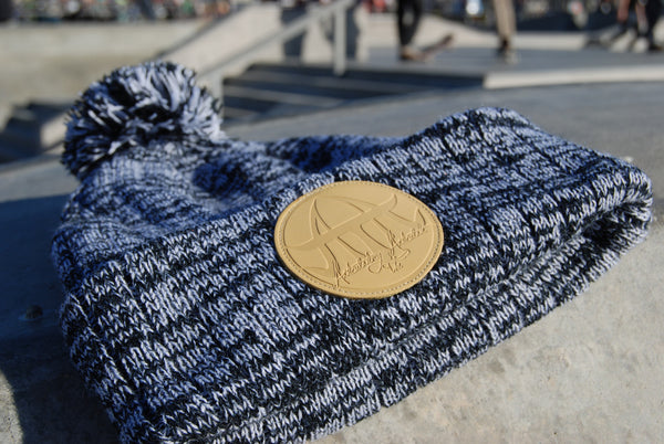 ATA Pom Beanie (Heather Grey)